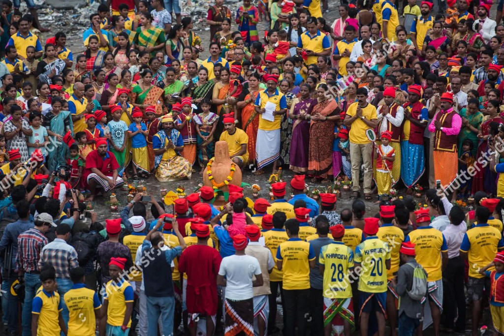 Koli community during Ganesh Visarjan in Mumbai